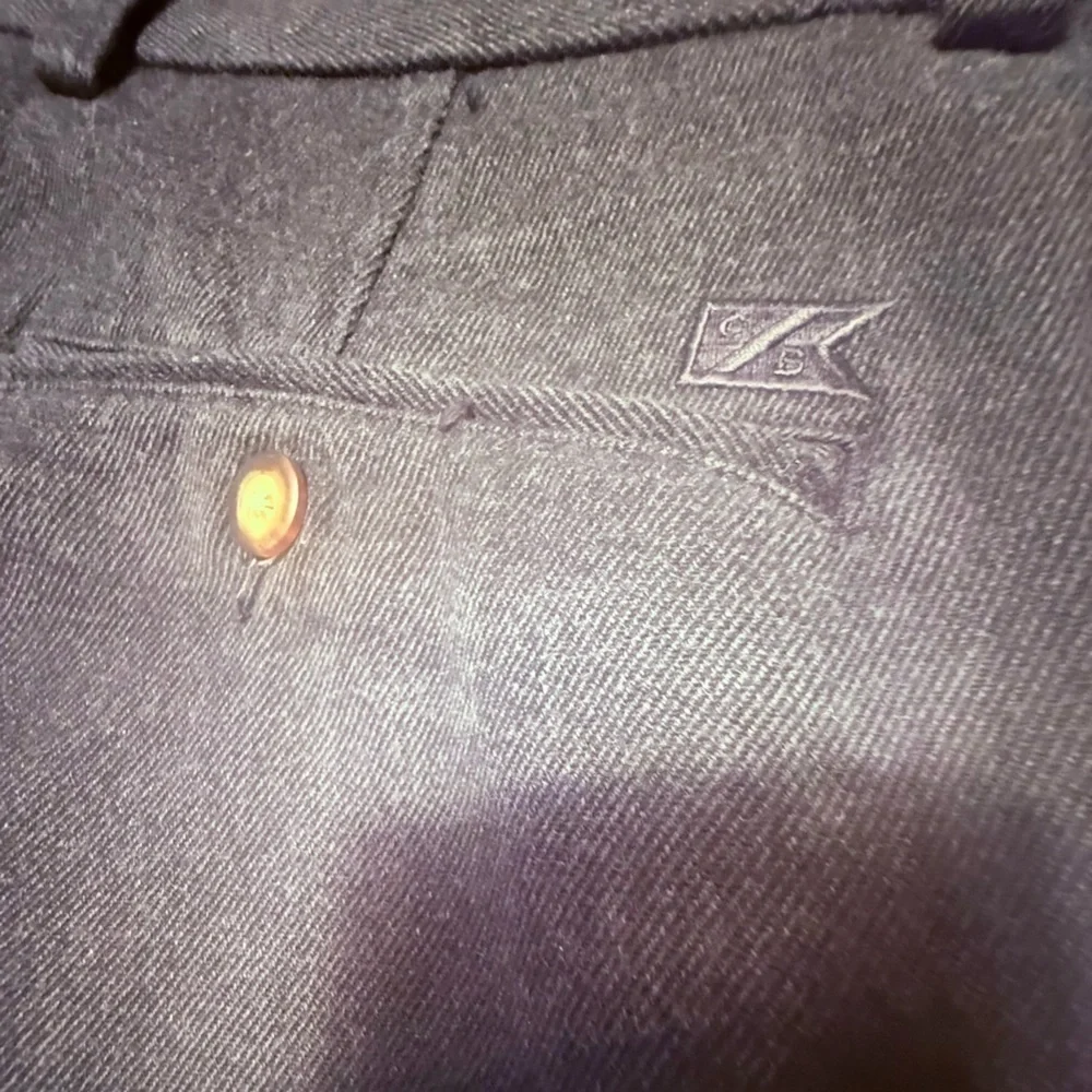 Cutter & Buck Dark Gray Dress Pants 100% Cotton Size 36